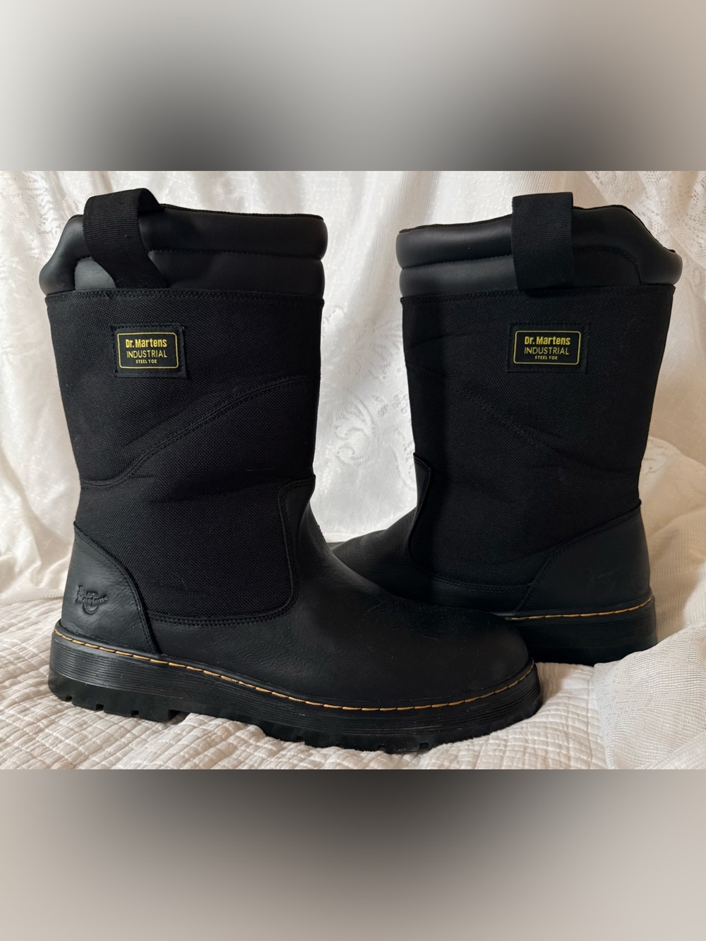 Dr Martens Industrial Boots Sz 14 Retired DM315 Steel Toe Anti Slip EH RATED